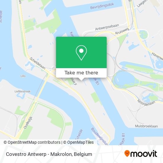 Covestro Antwerp - Makrolon map