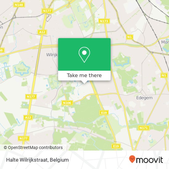 Halte Wilrijkstraat map