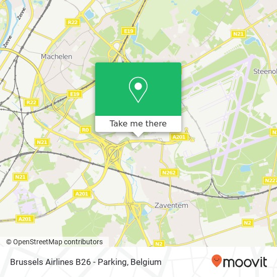Brussels Airlines B26 - Parking plan
