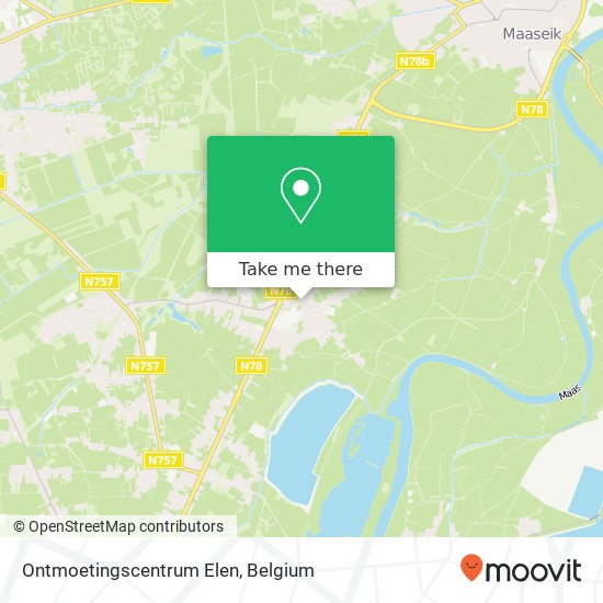 Ontmoetingscentrum Elen map