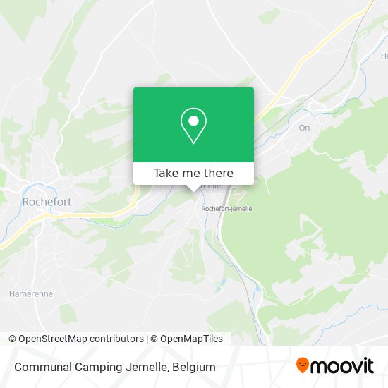 Communal Camping Jemelle map