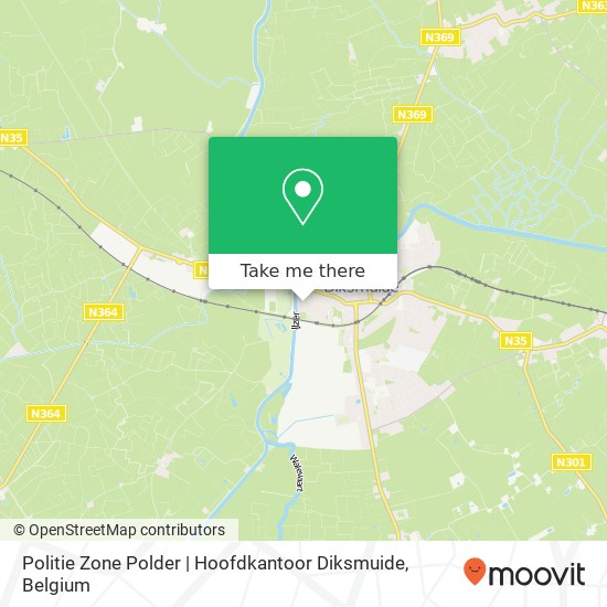 Politie Zone Polder | Hoofdkantoor Diksmuide map