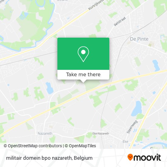 militair domein bpo nazareth map