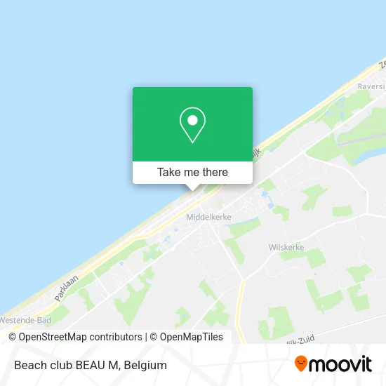 Beach club BEAU M map
