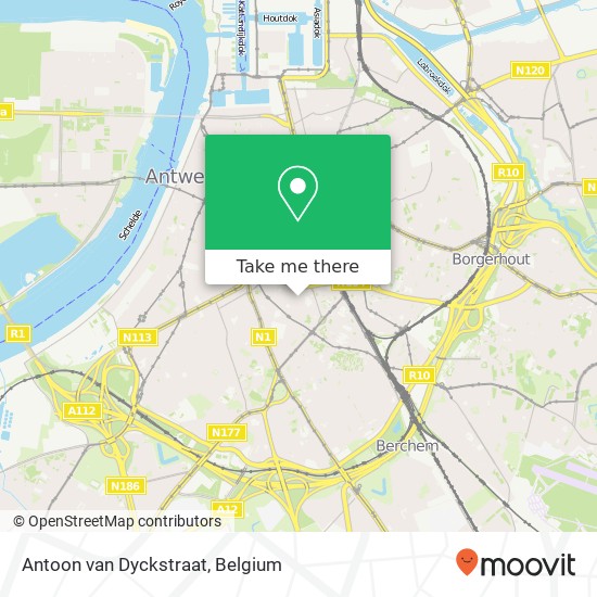 Antoon van Dyckstraat map