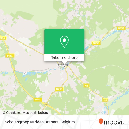 Scholengroep Midden Brabant map