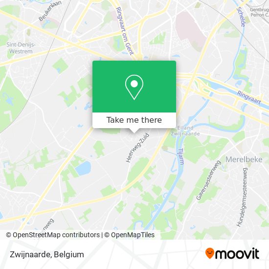 Zwijnaarde map