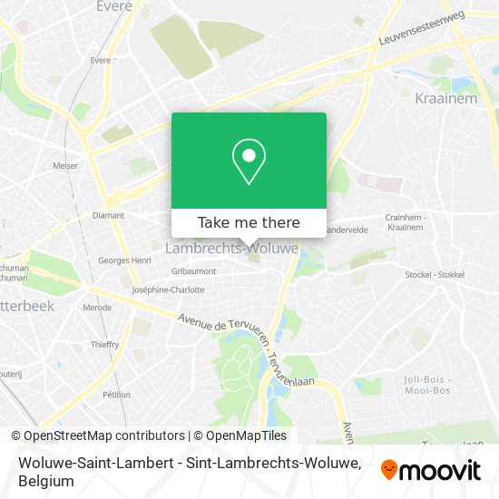 Woluwe-Saint-Lambert - Sint-Lambrechts-Woluwe map