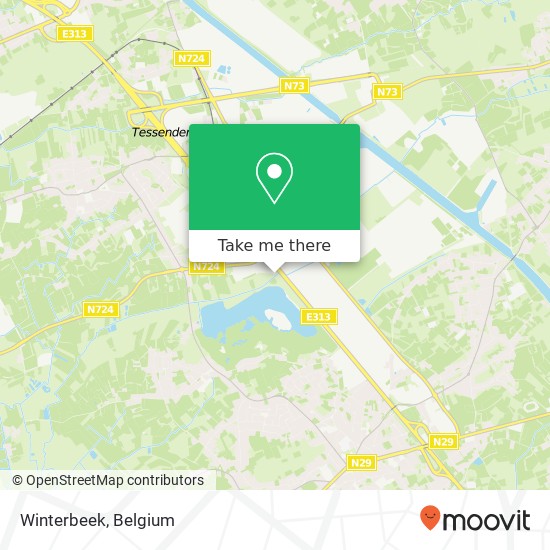 Winterbeek map