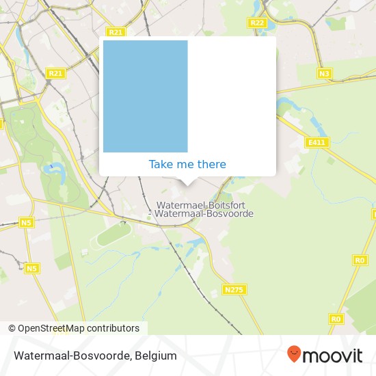 Watermaal-Bosvoorde plan