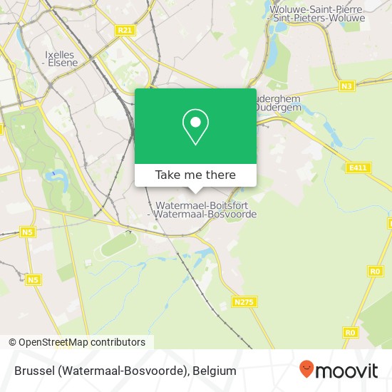 Brussel (Watermaal-Bosvoorde) plan