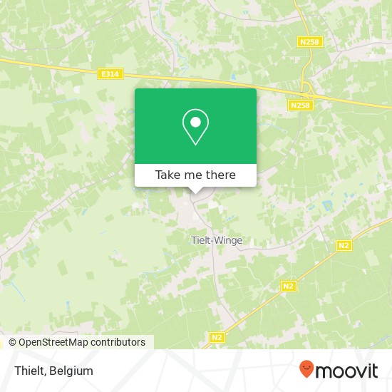 Thielt map