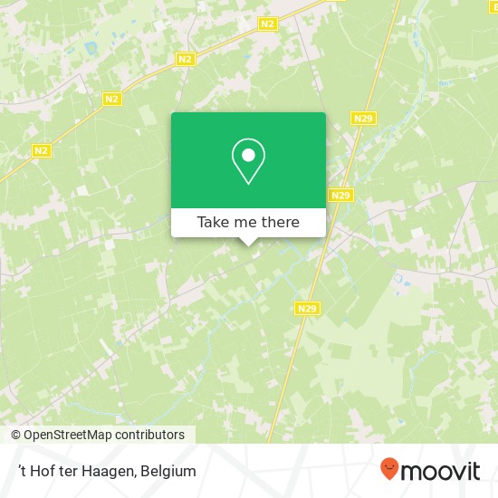 ’t Hof ter Haagen map