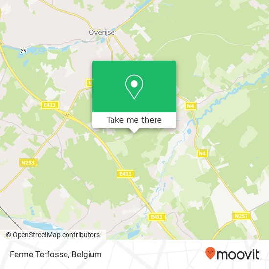 Ferme Terfosse map