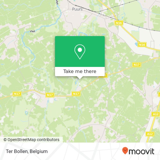 Ter Bollen map