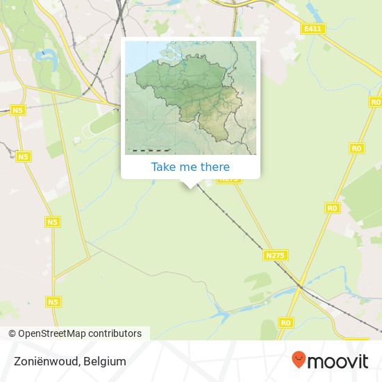 Zoniënwoud plan