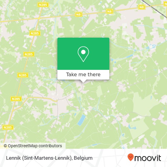 Lennik (Sint-Martens-Lennik) map