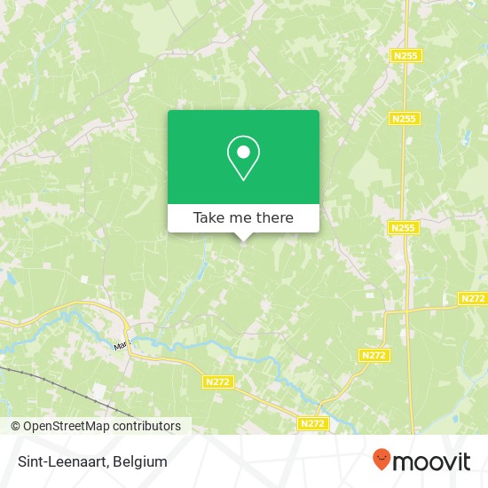 Sint-Leenaart map