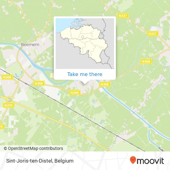 Sint-Joris-ten-Distel map