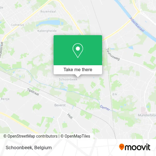 Schoonbeek map