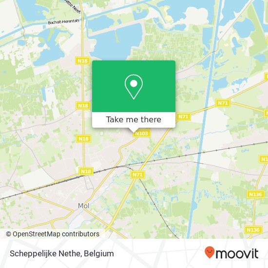 Scheppelijke Nethe map