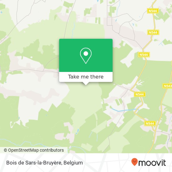 Bois de Sars-la-Bruyère map