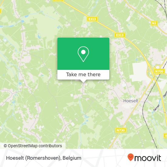 Hoeselt (Romershoven) map