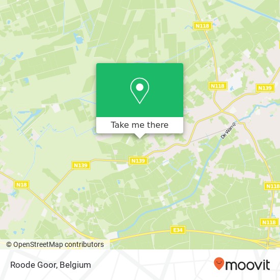 Roode Goor map