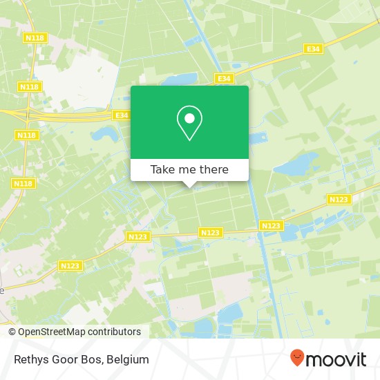 Rethys Goor Bos map