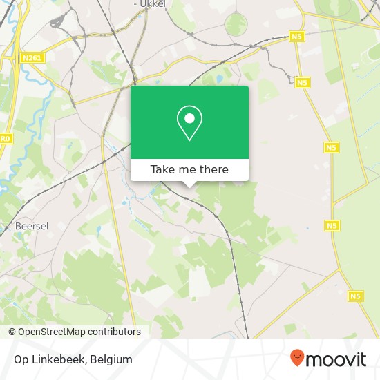 Op Linkebeek map