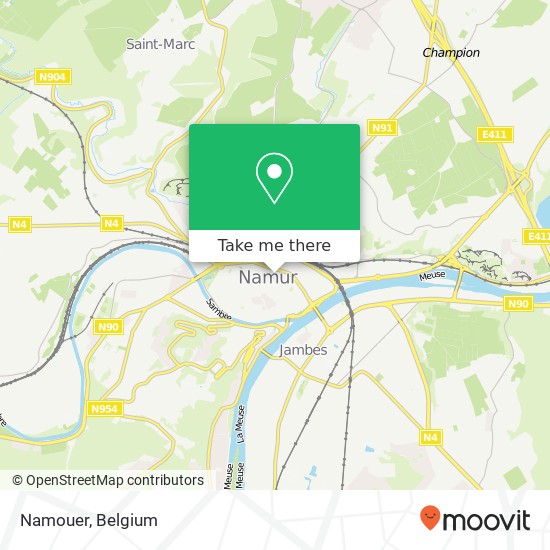 Namouer map