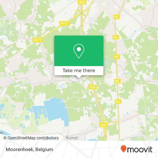 Moorenhoek map