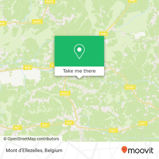 Mont d'Ellezelles map