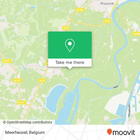 Meerheuvel map