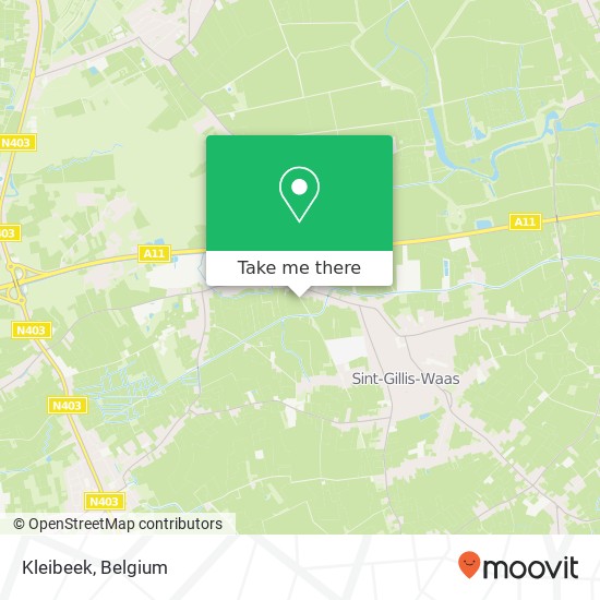 Kleibeek map