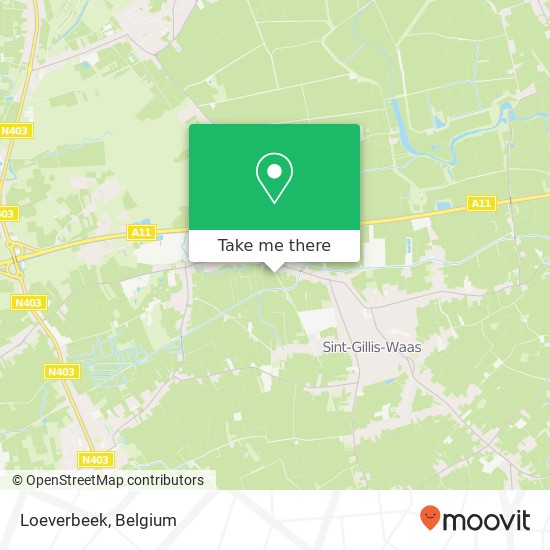 Loeverbeek map