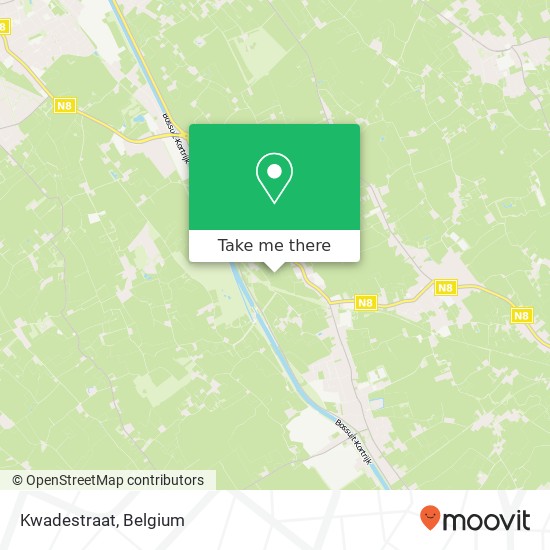 Kwadestraat map