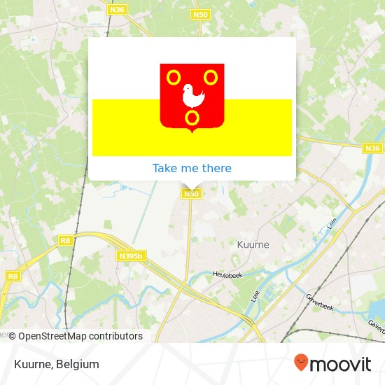 Kuurne map