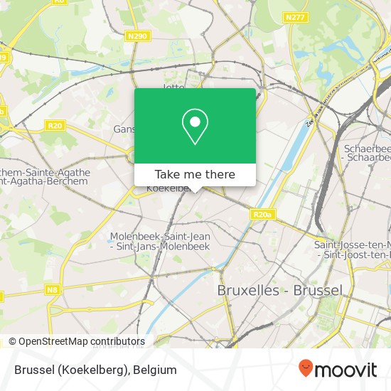 Brussel (Koekelberg) map