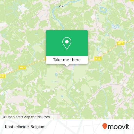 Kasteelheide map