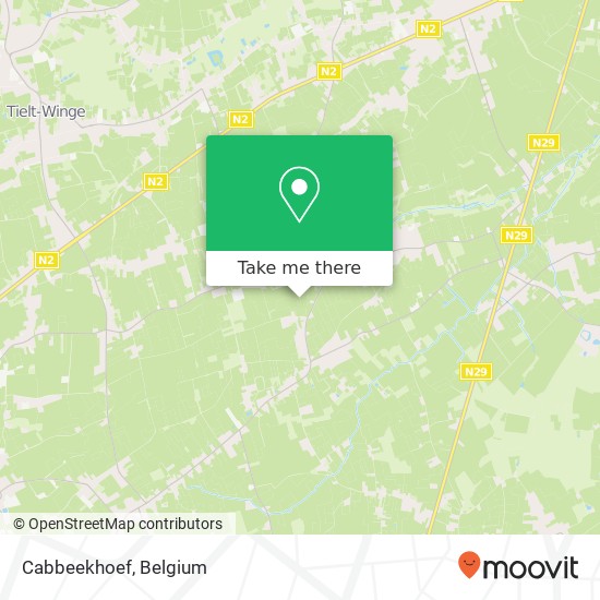 Cabbeekhoef map