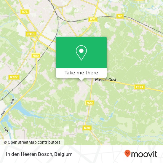 In den Heeren Bosch map