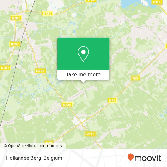 Hollandse Berg map