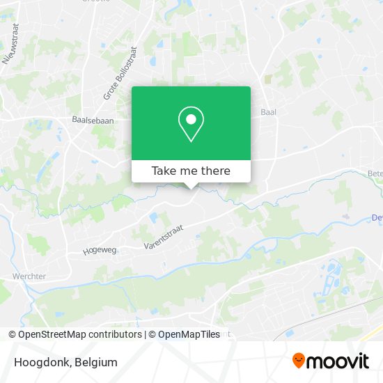 Hoogdonk map
