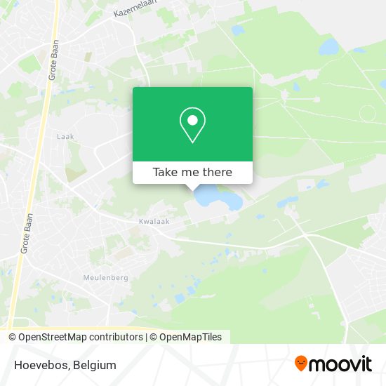 Hoevebos map