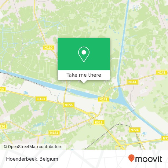 Hoenderbeek map