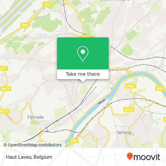 Haut Laveu map