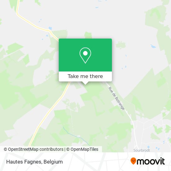 Hautes Fagnes map