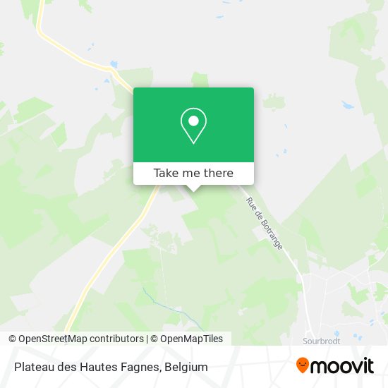 Plateau des Hautes Fagnes plan