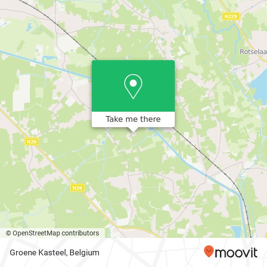 Groene Kasteel map